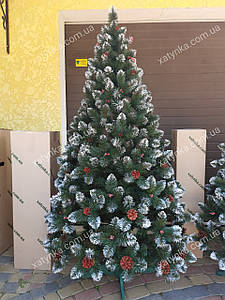 Ялинка Кармен з шишками та калиною 2.50 м