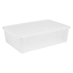 Ящик 22л для зберігання речей 55*38*15см (прозорий) A122042-18 Корзина Алеана