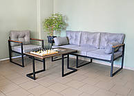 Крісло "Плаза" (сірий)