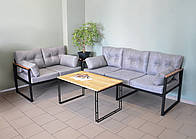 Диван "Плаза" 3-х місний (сірий)