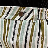 Брюки жіночі палаццо прямі літні у смужку 48 різнокольорові, фото 9