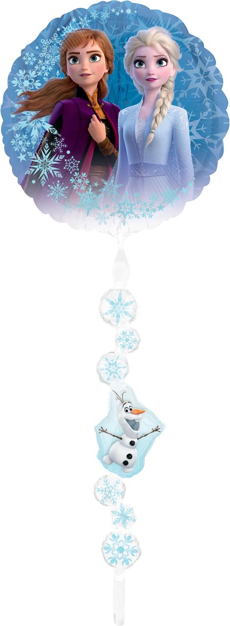 Frozen  Крижане серце фольгована куля 170 см з гелієм