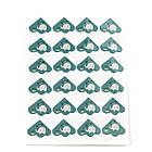 Кутики для фотографій 1 лист 24 кутика "Слоник" самоклеючі КDF048, фото 2