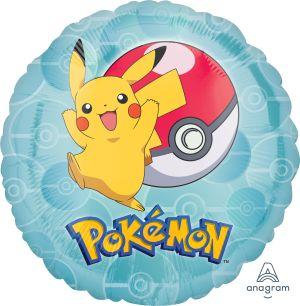 Pokemon куля фольгована з гелієм Покемон, коло 46 см