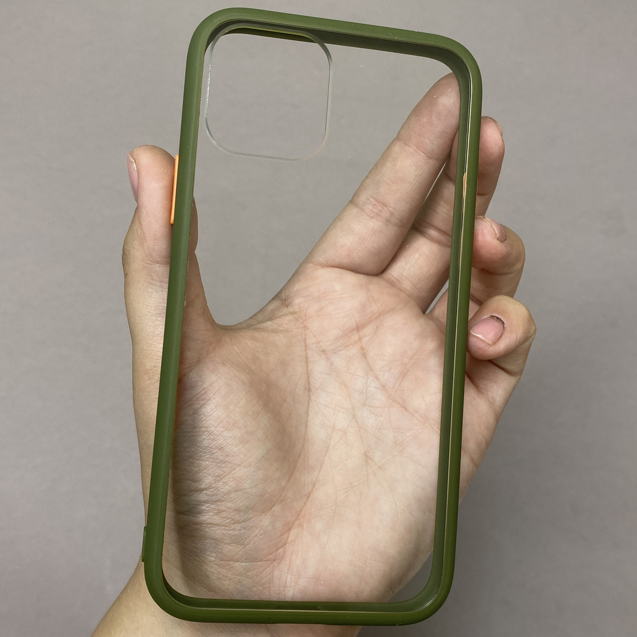 Чохол для Apple iPhone 11 Pro прозорий із кольоровим обідком чохол на телефон айфон 11 про зелений C7T