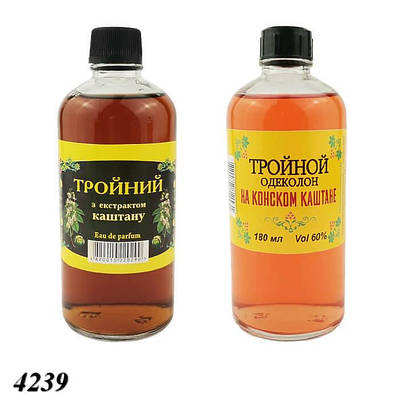 Одеколон на кінському каштані 180 мл