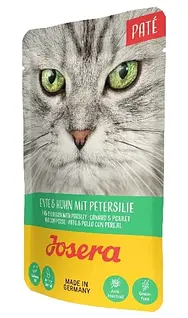 Josera Cat Pate Duck and Chicken with Parsley Йозера паштет качка і курка з петрушкою корм для котів 85 г