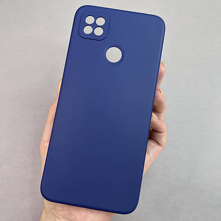 Чохол для Xiaomi Redmi 9C щільний із захистом для камери чохол на телефон сяомі редмі 9с синій SQA, фото 1