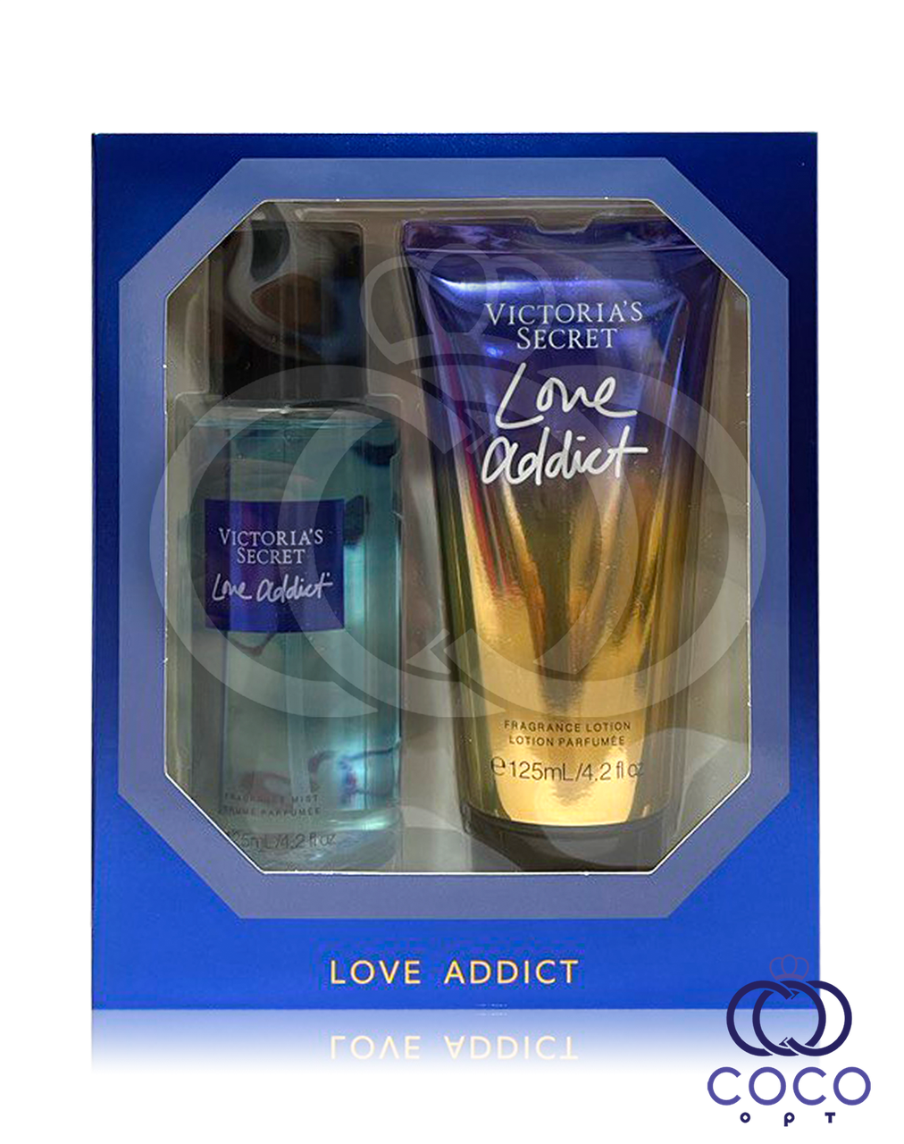 Подарунковий набір лосьйон і спрей 2 в 1 Victoria's Secret Love Addict 125 мл