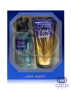 Подарунковий набір лосьйон і спрей 2 в 1 Victoria's Secret Love Addict 125 мл