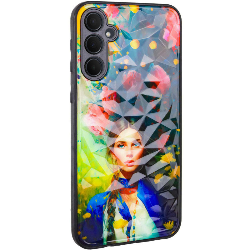 TPU+PC чохол Prisma Ladies для Samsung Galaxy A36 5G з креативним принтом Peonies
