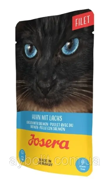 Josera Cat Filet Chicken with Salmon Йозера філе курка з лососем  корм для котів 85 г, фото 1