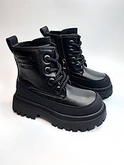 Черевики для дівчинки Clibee 70 GC black чорні р.37,38