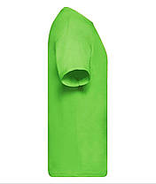 Лаймова футболка чоловіча вільна Original Fruit of the loom, фото 5