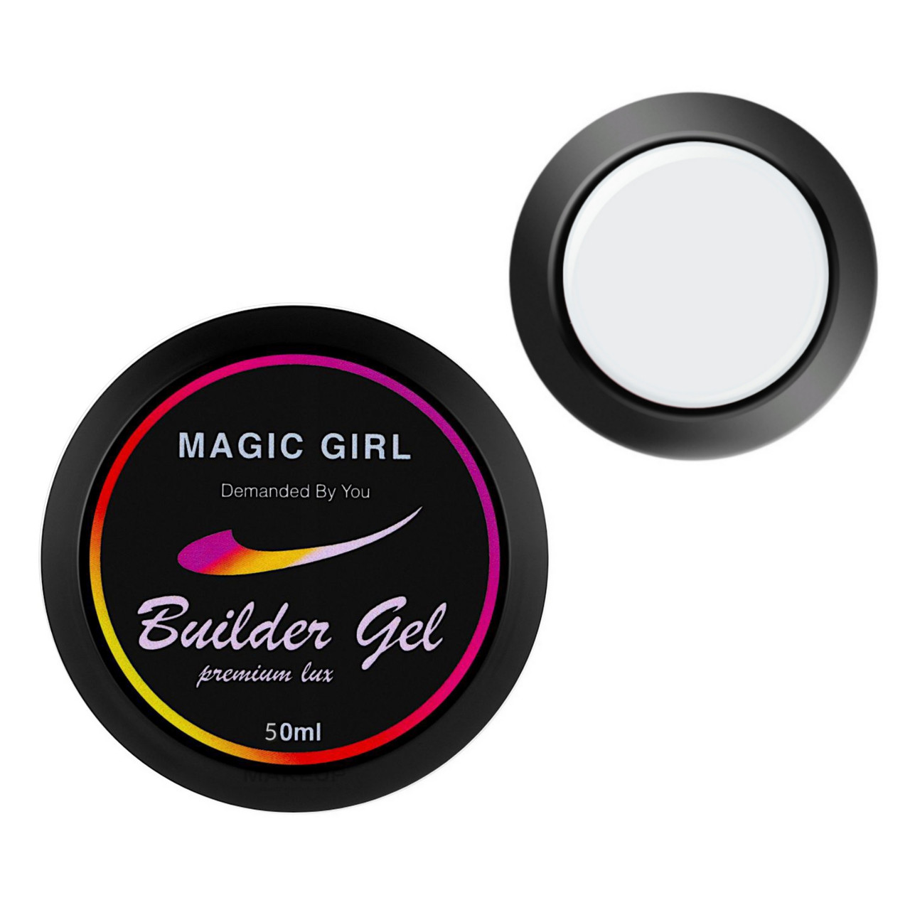 Гель для нарощування професійний Magic Girl Builder Gel №S6 білий 50 мл, фото 1