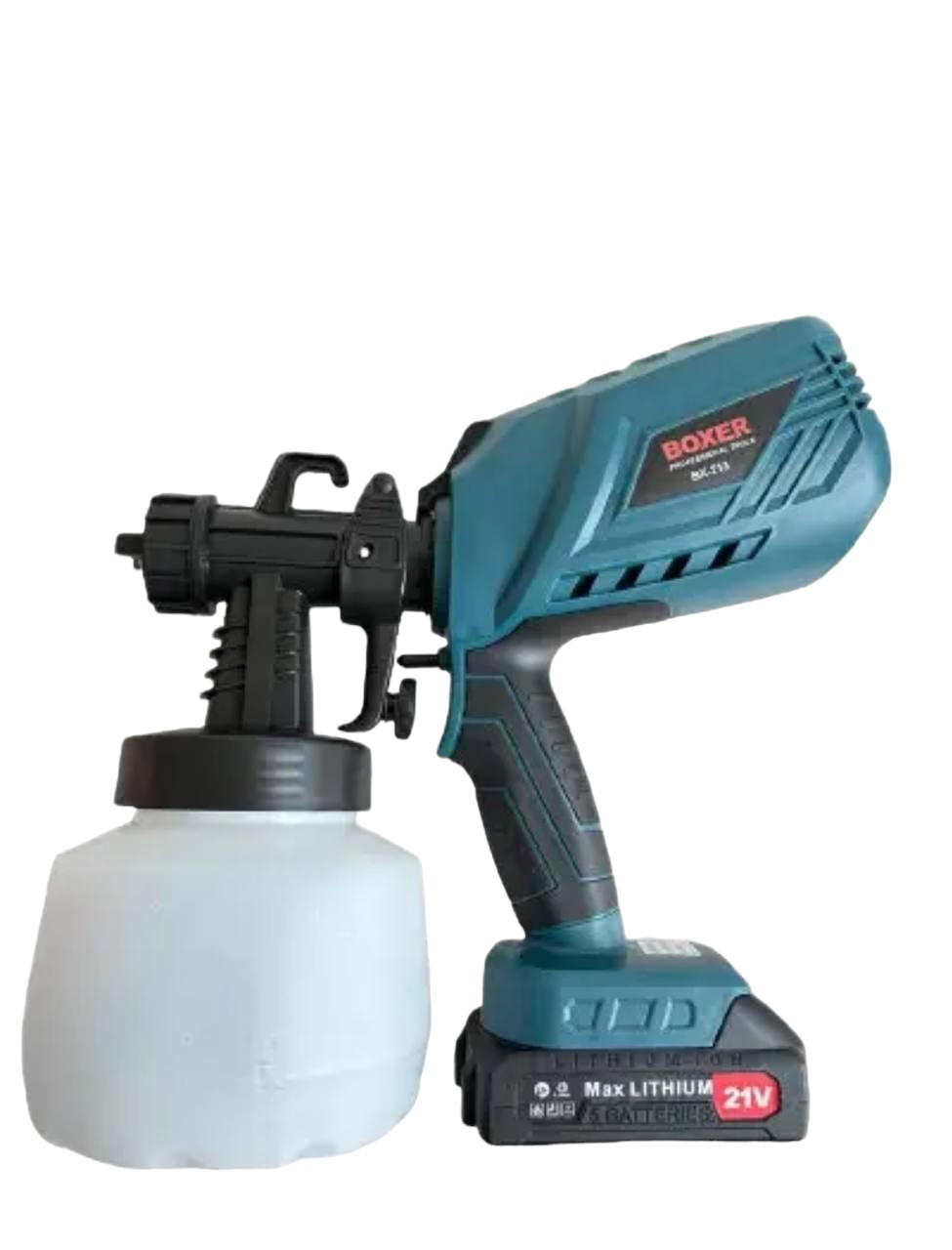 Фарбопульт акумуляторний, 4 сопла, BOXER BX-213 1.2л