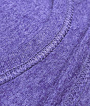 Фіолетова Меланжева футболка чоловіча базова ValueWeight Fruit of the loom, фото 5
