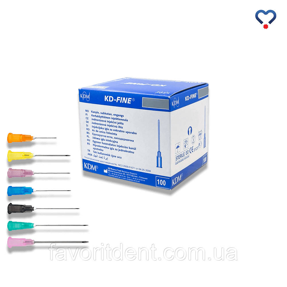 Голка для мезотерапії 27G, 0.40x13