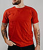 Цегляно-червона футболка чоловіча базова ValueWeight Fruit of the loom, фото 6