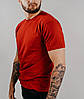 Цегляно-червона футболка чоловіча базова ValueWeight Fruit of the loom, фото 7
