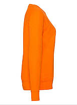 Помаранчевий жіночий світшот легкий Lightweight raglan sweat lady-fit Fruit of the loom, фото 2
