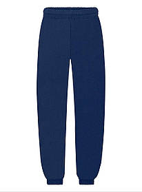 Темно-Сині дитячі спортивні штани з манжетами Cl. el. cuff jog pants Fruit of the loom