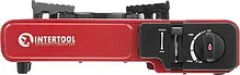 Газова однокомфорочна плита Intertool GS-0001 + Балон Rudyy 15л + редуктор зі шлангом + пальник на балон у подарунок, фото 5