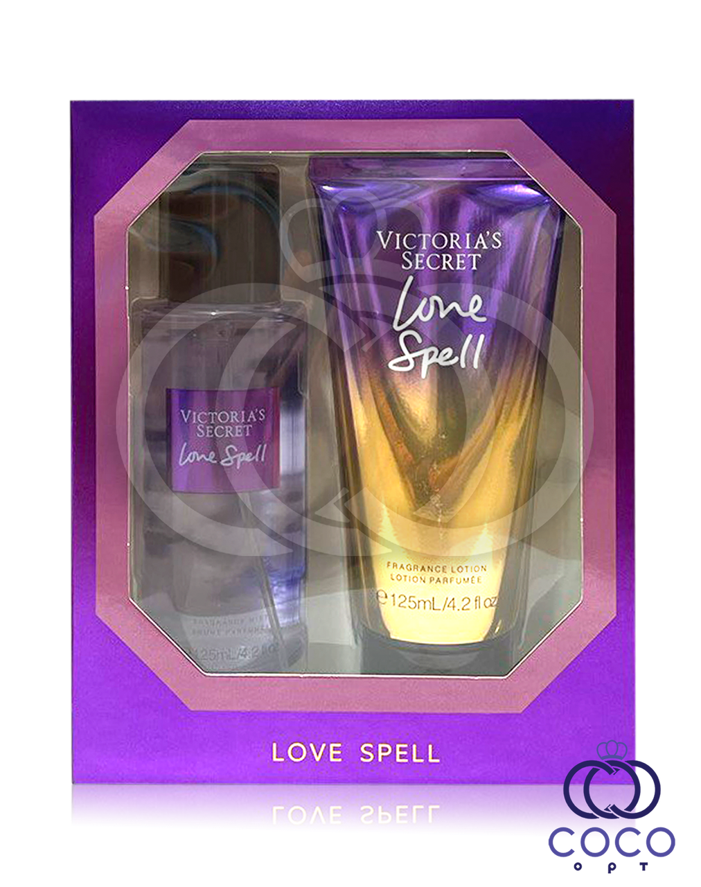 Подарунковий набір лосьйон і спрей 2 в 1 Victoria's Secret Love Spell 125 мл, фото 1