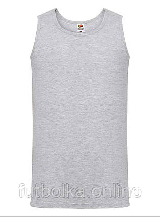 Сіро-Лілова Чоловіча майка спортивна Athletic vest Fruit of the loom, фото 1
