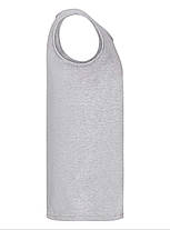 Сіро-Лілова Чоловіча майка спортивна Athletic vest Fruit of the loom, фото 2