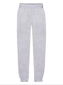 Сіро-Лілові дитячі спортивні штани з манжетами Cl. el. cuff jog pants Fruit of the loom