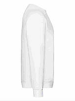 Білий реглан чоловічий зимовий Classic raglan sweat Fruit of the loom, фото 3