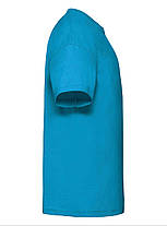 Ультрамаринова футболка дитяча для хлопчика м'яка Valueweight kids Fruit of the loom, фото 2