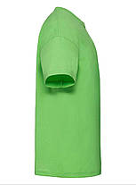 Лаймова футболка дитяча для хлопчика м'яка Valueweight kids Fruit of the loom, фото 2