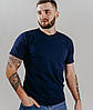 Глибоко Темно-Синя футболка чоловіча базова ValueWeight Fruit of the loom, фото 7