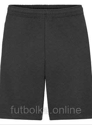 Чорні шорти чоловічі спортивні Lightweight shorts Fruit of the loom, фото 1