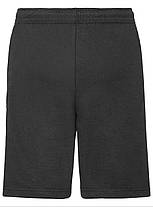 Чорні шорти чоловічі спортивні Lightweight shorts Fruit of the loom, фото 4