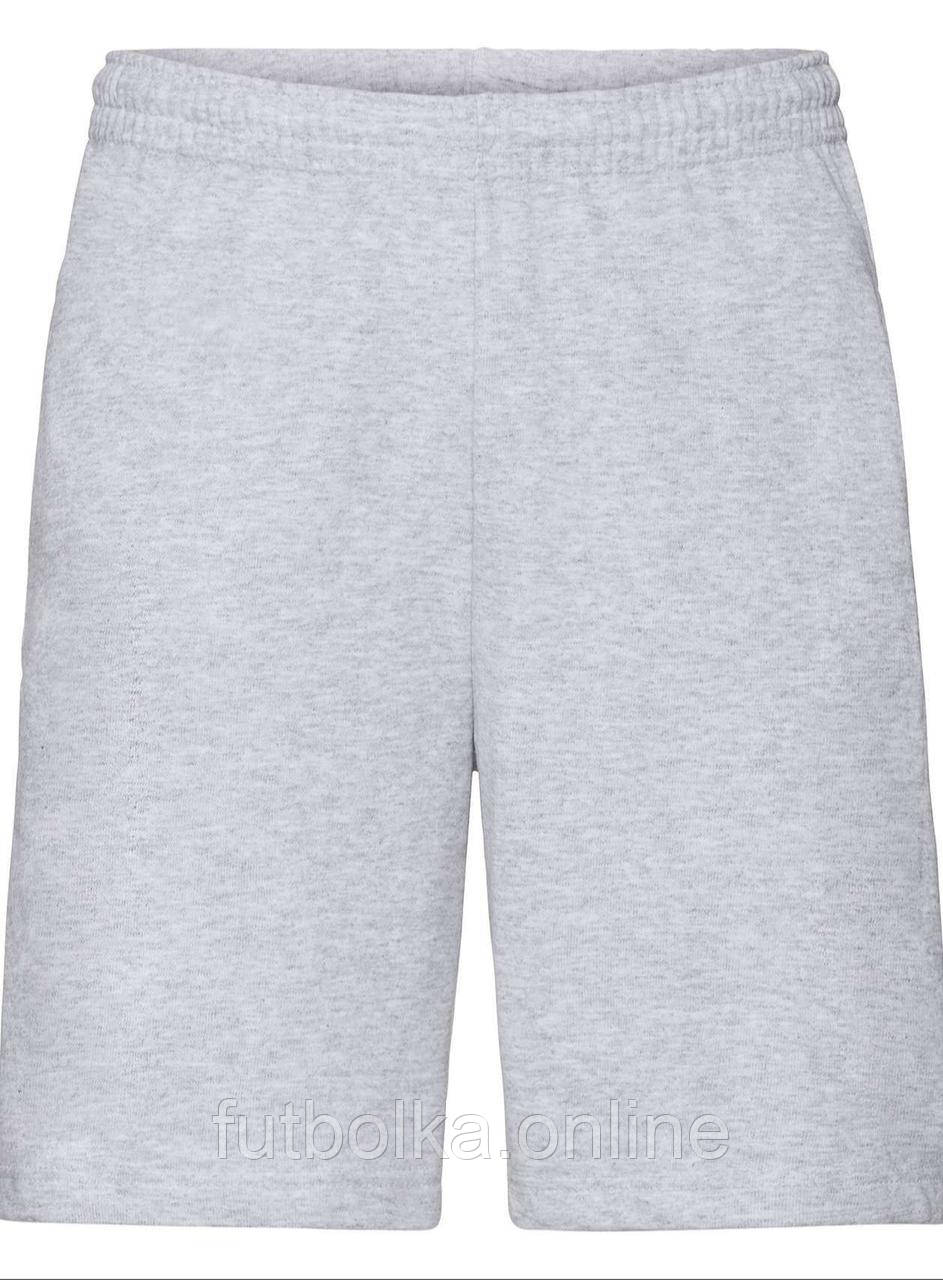 Сіро-Лілові шорти чоловічі спортивні Lightweight shorts Fruit of the loom