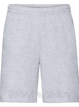 Сіро-Лілові шорти чоловічі спортивні Lightweight shorts Fruit of the loom, фото 1