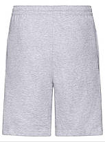 Сіро-Лілові шорти чоловічі спортивні Lightweight shorts Fruit of the loom, фото 4