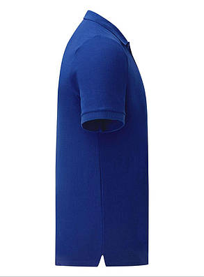 Синій Кобальт футболка поло чоловіча легка Iconic Polo Fruit of the loom, фото 3