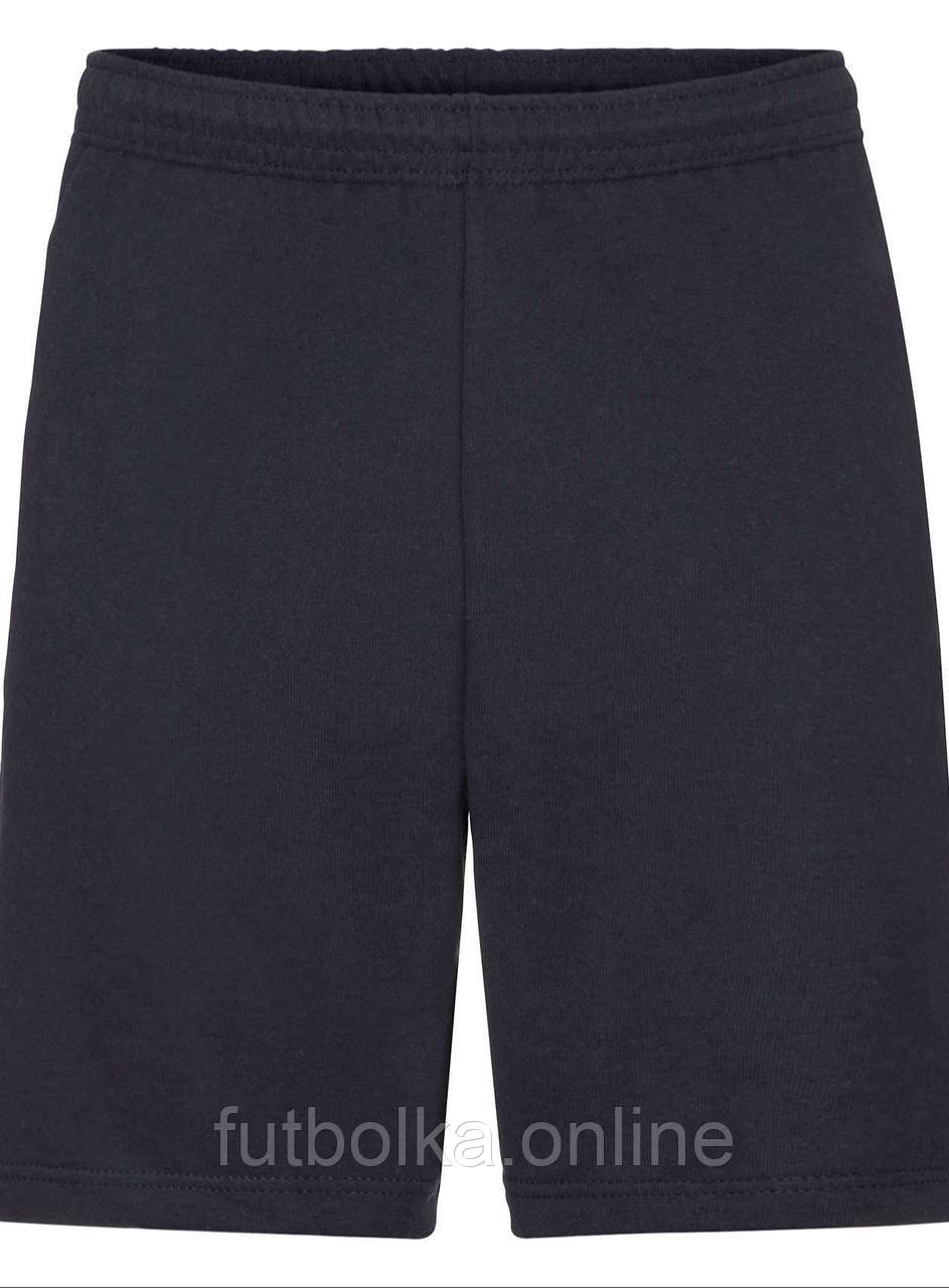 Глибоко Темно-Сині шорти чоловічі спортивні Lightweight shorts Fruit of the loom