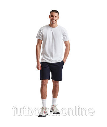 Глибоко Темно-Сині чоловічі шорти літні Iconic 195 Jersey Shorts Fruit of the loom, фото 1