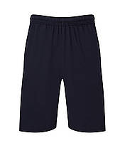 Глибоко Темно-Сині чоловічі шорти літні Iconic 195 Jersey Shorts Fruit of the loom, фото 6