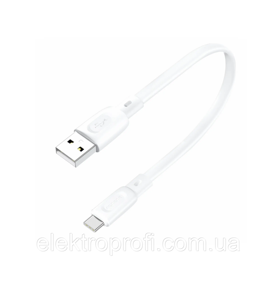 Кабель Foneng (X107-CA-TC) 25CM Silicone Flat Cable (3A) Type C