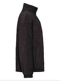 Чорна дитяча кофта для дівчинки на блискавці Full zip fleece kids Fruit of the loom