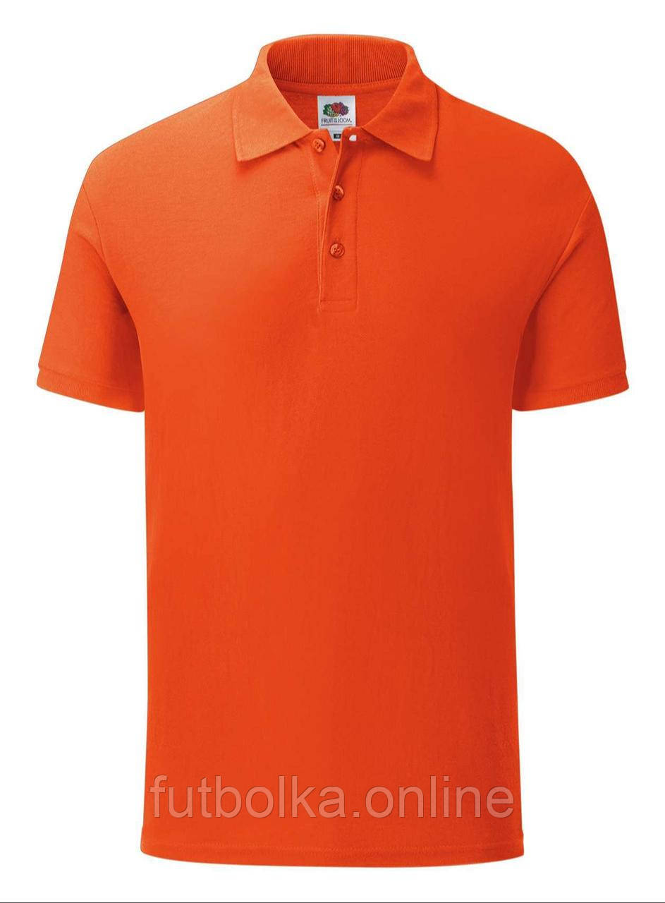 Вогняна футболка поло чоловіча легка Iconic Polo Fruit of the loom