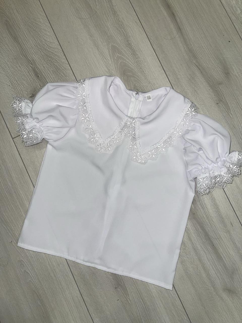 Опт Блуза короткий рукав на дівчинку підлітка р 122-140