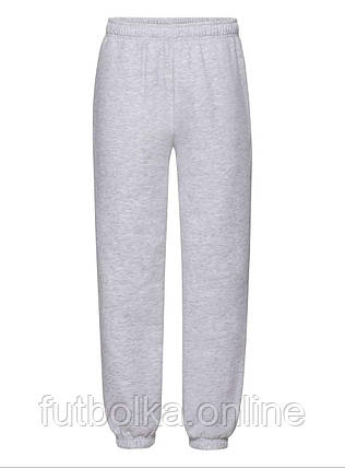 Сіро-Лілові спортивні штани дитячі Premium elasticated cuff jog pants kids Fruit of the loom, фото 1