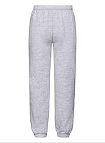 Сіро-Лілові спортивні штани дитячі Premium elasticated cuff jog pants kids Fruit of the loom, фото 4